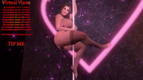 Virtual Vixen Live Show online show from November 23, 2025, 8:47 am