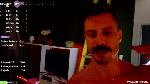 William Miguel online show from July 5, 2026, 4:19 am