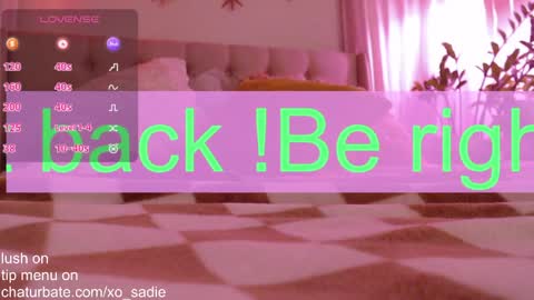 Snapshot of xo_sadie chatting on April 8, 2026, 7:08 am Xo Sadie online show from April 8, 2026, 7:08 am