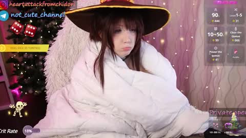 Snapshot of yourcutewaifu chatting on December 16, 2024, 7:00 pm Lina Fansly online show from December 16, 2024, 7:00 pm