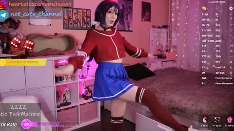 Snapshot of yourcutewaifu chatting on February 14, 2025, 1:18 pm Lina Fansly online show from February 14, 2025, 1:18 pm