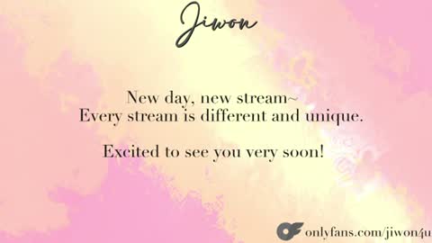 J i w o n   online show from June 26, 2026, 5:50 pm