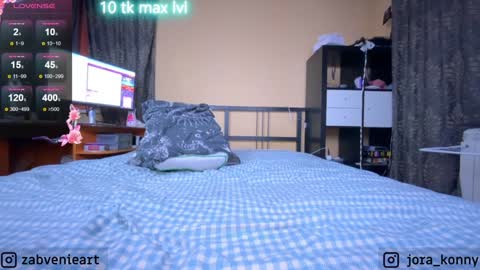 Snapshot of zabvenie chatting on January 12, 2025, 12:55 pm Jora and Konnycurly online show from January 12, 2025, 12:55 pm