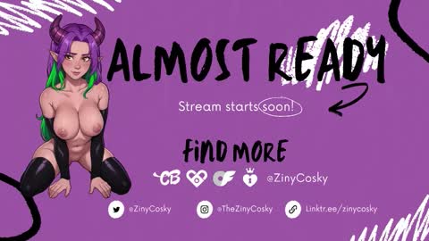 Ziny Cosky online show from March 31, 2026, 2:57 am