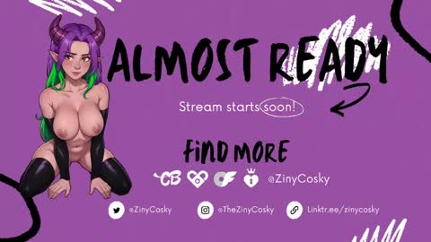 Ziny Cosky online show from May 20, 2026, 3:13 am