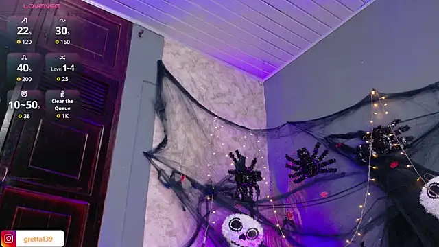  Gretta online show from October 25, 2025, 8:03 pm