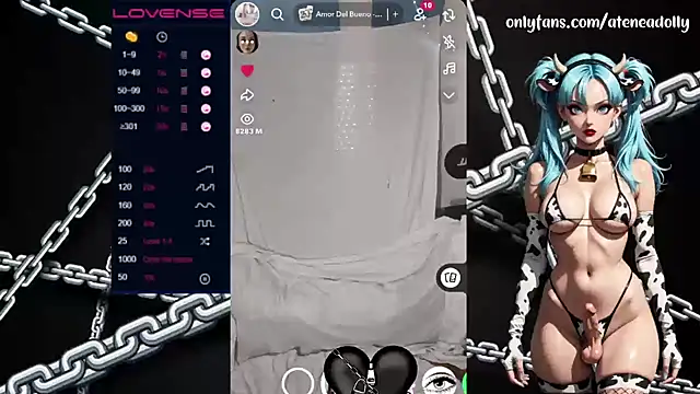 Snapshot of AteneaDolly chatting on October 3, 2025, 12:57 pm AteneaDolly online show from October 3, 2025, 12:57 pm