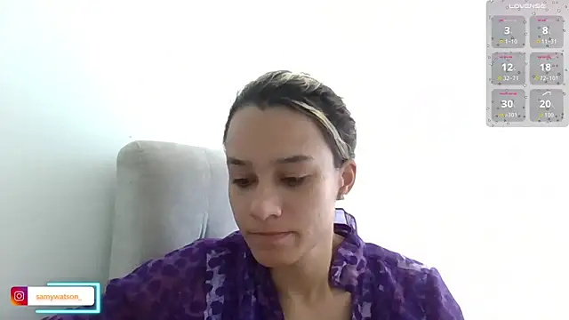SamanthaWatson online show from October 16, 2025, 8:43 pm