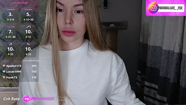 Marmalade Fox online show from February 12, 2026, 4:46 pm