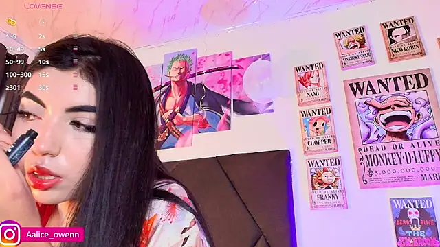 Aliceowenn online show from February 21, 2026, 8:10 pm