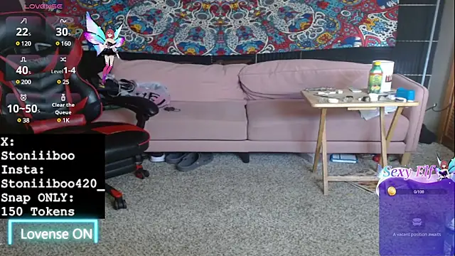 Stoniiiboo online show from March 14, 2025, 1:13 pm