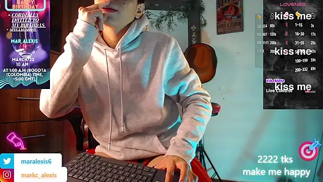 marckalexis online show from March 12, 2025, 1:58 am