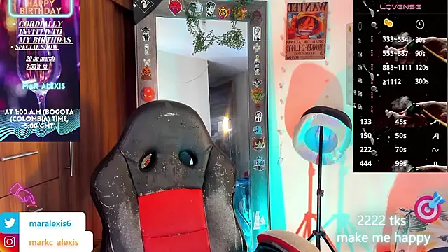 marckalexis online show from March 10, 2026, 6:46 pm