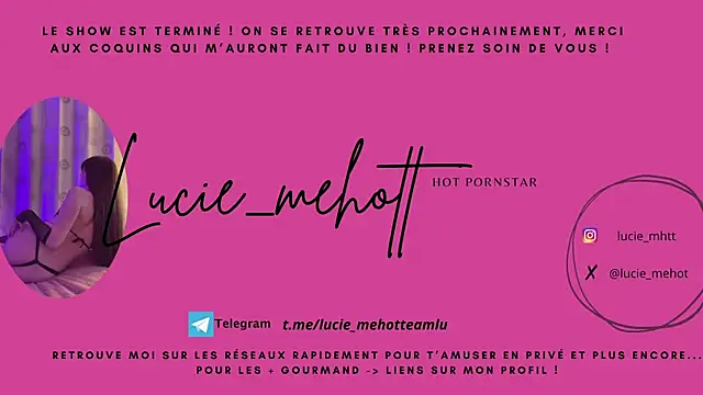 Snapshot of lucie_mehott chatting on March 14, 2025, 8:21 am lucie mehott online show from March 14, 2025, 8:21 am