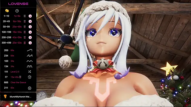 ElfieLove online show from December 27, 2024, 6:10 pm