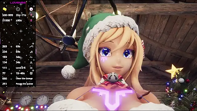 ElfieLove online show from December 5, 2025, 6:15 pm