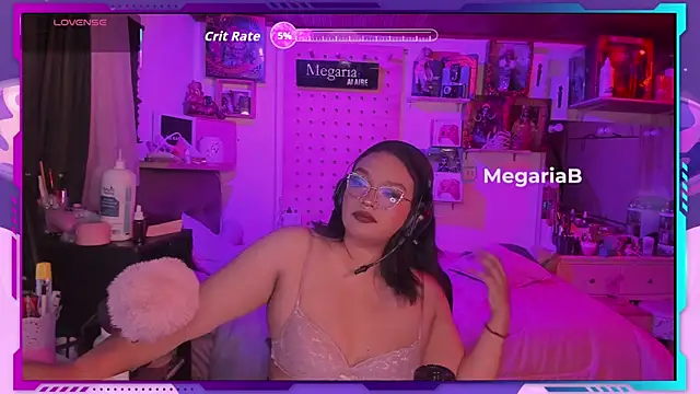 MegariaB online show from October 18, 2025, 4:15 am
