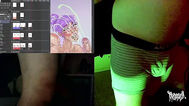 DrenchedArt online show from October 7, 2025, 4:20 am