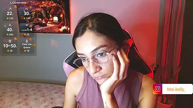 Snapshot of Mei_Kelly chatting on October 27, 2025, 1:31 am Mei Kelly online show from October 27, 2025, 1:31 am