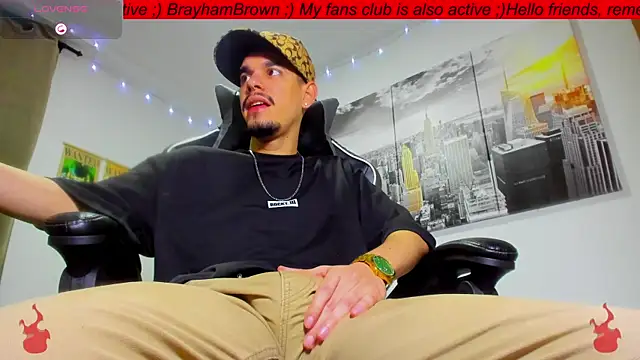 Snapshot of BRAYHAMBROWN chatting on November 6, 2025, 5:08 am BRAYHAMBROWN online show from November 6, 2025, 5:08 am