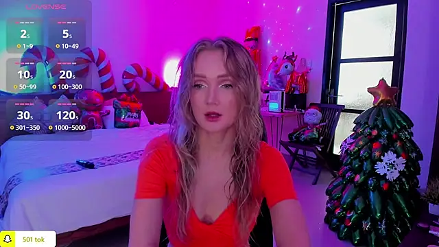 Snapshot of PrincessVS chatting on December 25, 2024, 4:12 am PrincessVS online show from December 25, 2024, 4:12 am