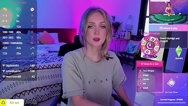 Snapshot of PrincessVS chatting on February 1, 2025, 2:47 am PrincessVS online show from February 1, 2025, 2:47 am