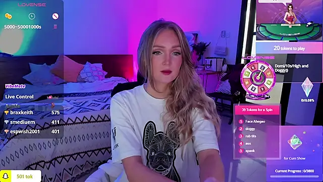 Snapshot of PrincessVS chatting on February 2, 2025, 2:59 am PrincessVS online show from February 2, 2025, 2:59 am