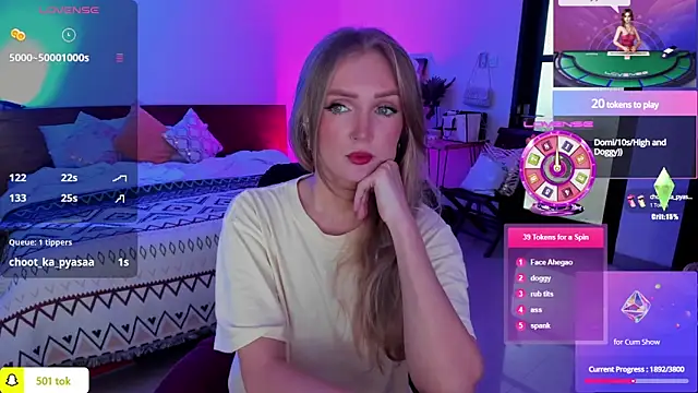 Snapshot of PrincessVS chatting on February 3, 2025, 3:53 am PrincessVS online show from February 3, 2025, 3:53 am