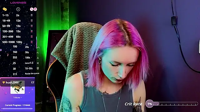  HelenCarter online show from February 9, 2026, 8:24 pm