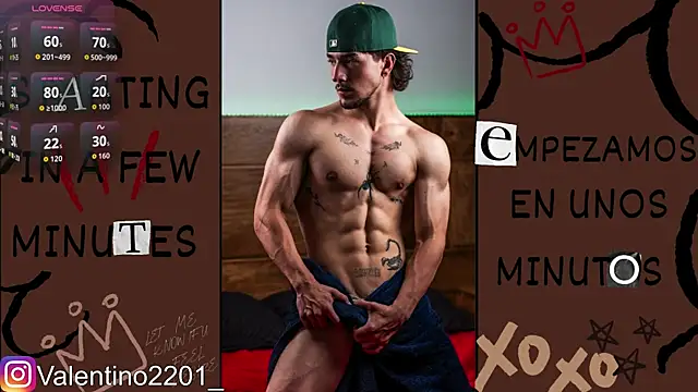 Valentino Xander online show from April 20, 2026, 2:14 am