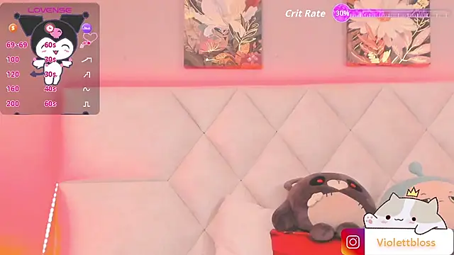 Violettbloss online show from October 21, 2025, 3:51 am