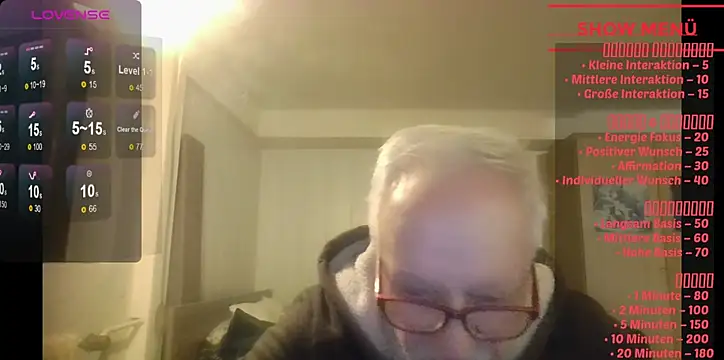 Sammy1660 online show from April 15, 2026, 8:53 pm