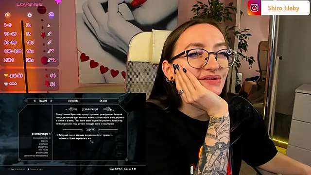 ShiroHeby online show from February 14, 2025, 6:40 pm