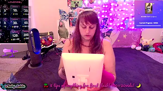 BabyZelda online show from December 23, 2025, 7:17 am