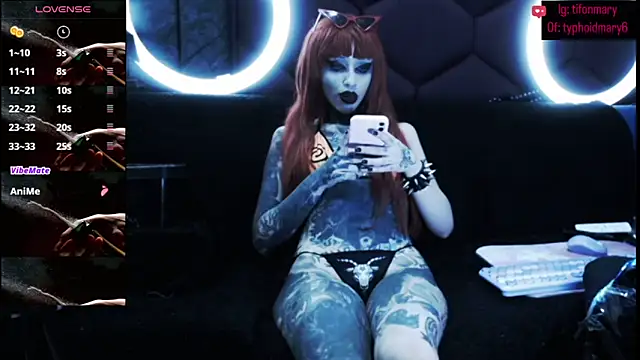 TyphoidMary online show from September 17, 2025, 8:43 pm