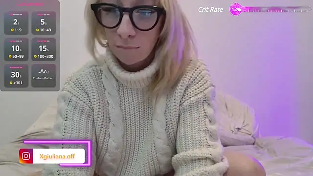 Snapshot of Giuliana_baby chatting on January 9, 2025, 5:54 pm Giuliana baby online show from January 9, 2025, 5:54 pm