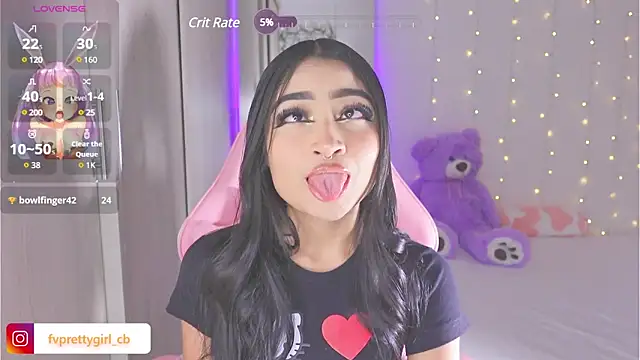 Snapshot of urfavprettygirl chatting on March 14, 2025, 6:42 am urfavprettygirl online show from March 14, 2025, 6:42 am