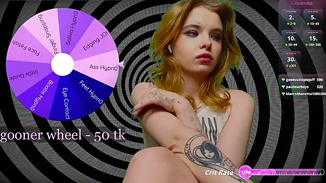 MisssLola online show from April 19, 2026, 6:10 pm