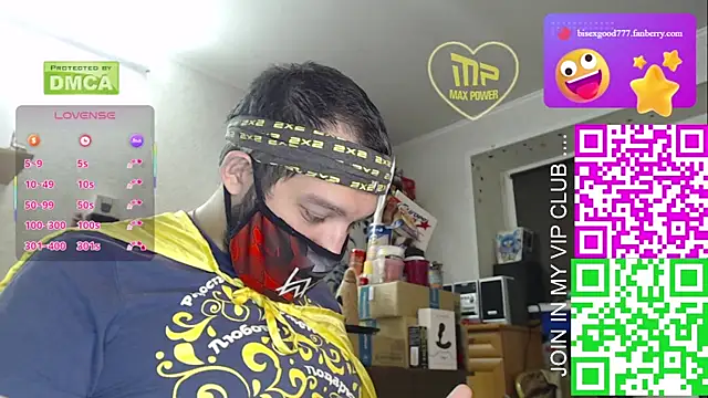 BISEXGOOD777 online show from October 21, 2025, 1:06 am