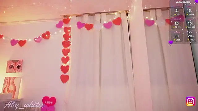 AbyWhitee online show from March 15, 2026, 7:25 am