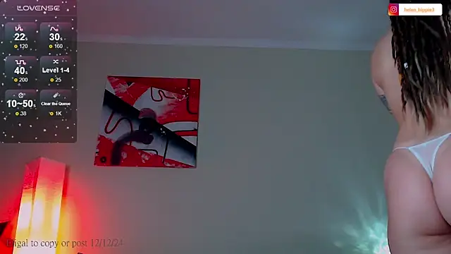 Snapshot of FoxRineHelen chatting on December 13, 2024, 10:23 pm FoxRineHelen online show from December 13, 2024, 10:23 pm