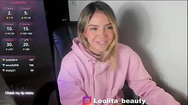 Snapshot of LoolitaBeauty_ chatting on February 7, 2025, 8:11 am LoolitaBeauty online show from February 7, 2025, 8:11 am