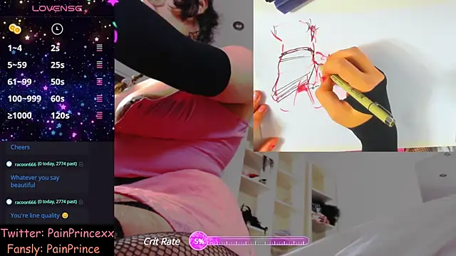 pain princee online show from December 4, 2024, 6:17 pm