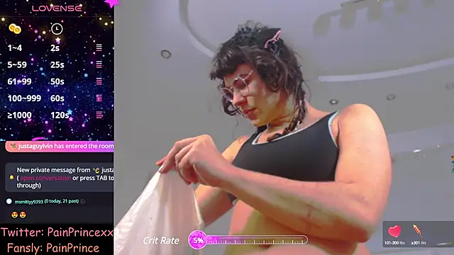 pain princee online show from January 17, 2025, 3:32 pm