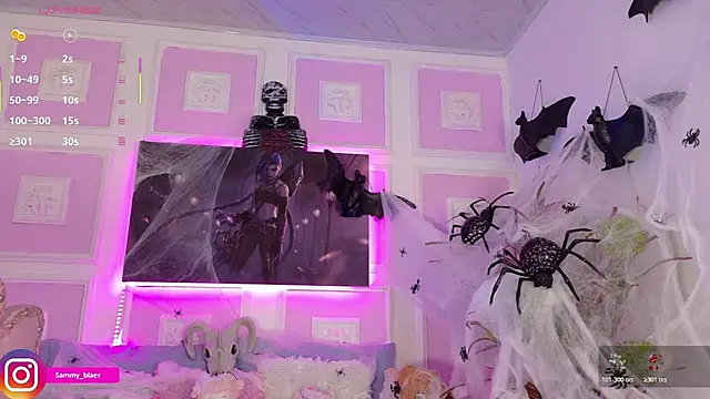 Snapshot of Sammyblaer chatting on October 28, 2025, 8:11 pm Sammyblaer online show from October 28, 2025, 8:11 pm