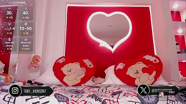 TabyJhonson online show from February 25, 2026, 1:21 pm