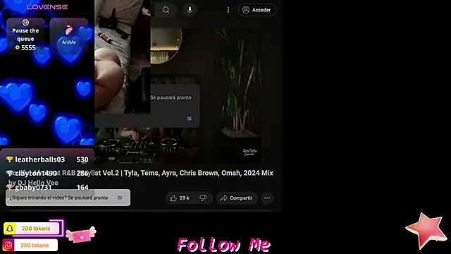 QueenYsuRey online show from February 23, 2025, 9:37 pm