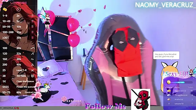 Naomy veracruz  online show from February 25, 2025, 8:09 pm