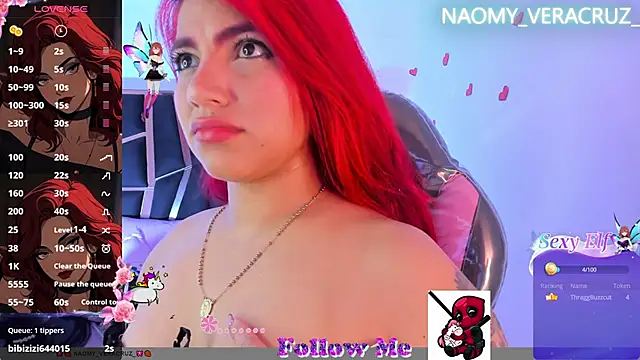 Naomy veracruz  online show from February 26, 2025, 1:19 pm