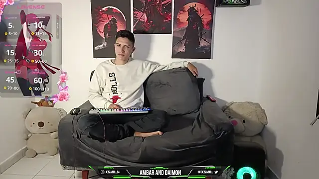 Snapshot of Ambar_and_daimon_ chatting on March 19, 2025, 7:49 pm Ambar and daimon  online show from March 19, 2025, 7:49 pm